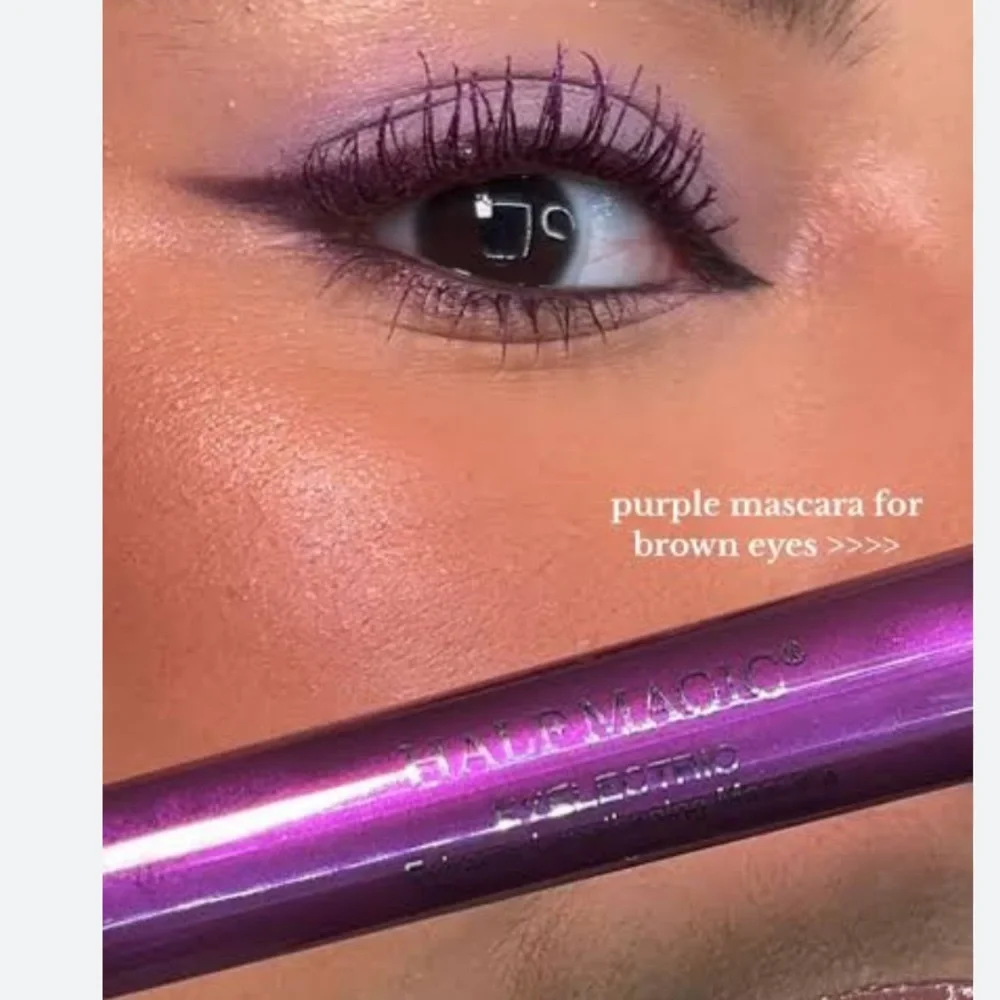 Half Magic Eyelectric Lengthening Tubing Mascara in Violet Acts Purple BNIB